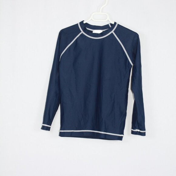 Hanna Andersson Navy Blue Rash Guard Size EU 120 US 6-7 - Picture 3 of 6